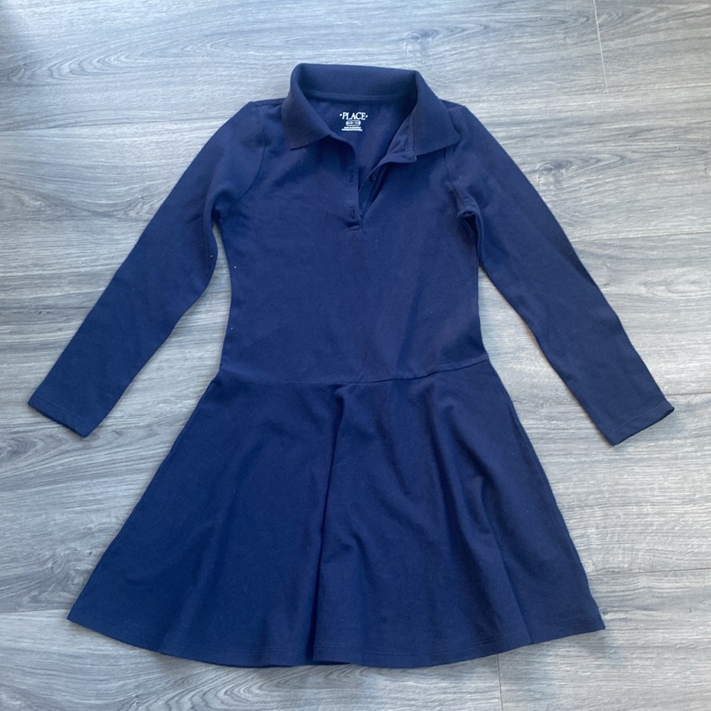 NWOT-The Children’s Place Girls Uniform Pique Polo Dresses - Picture 5 of 7